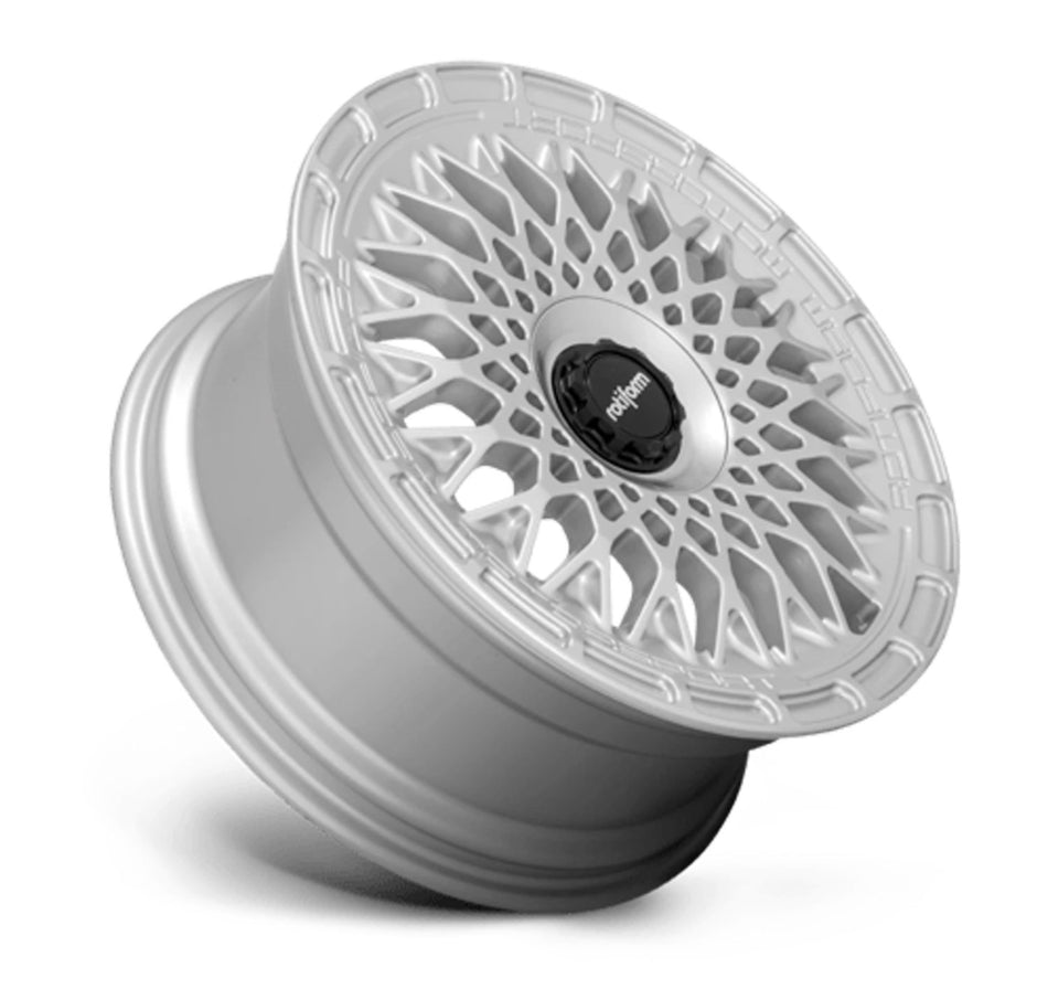 Rotiform LHR-M Tesla Model 3 19" Front and Rear Wheel and Tire Package - Silver