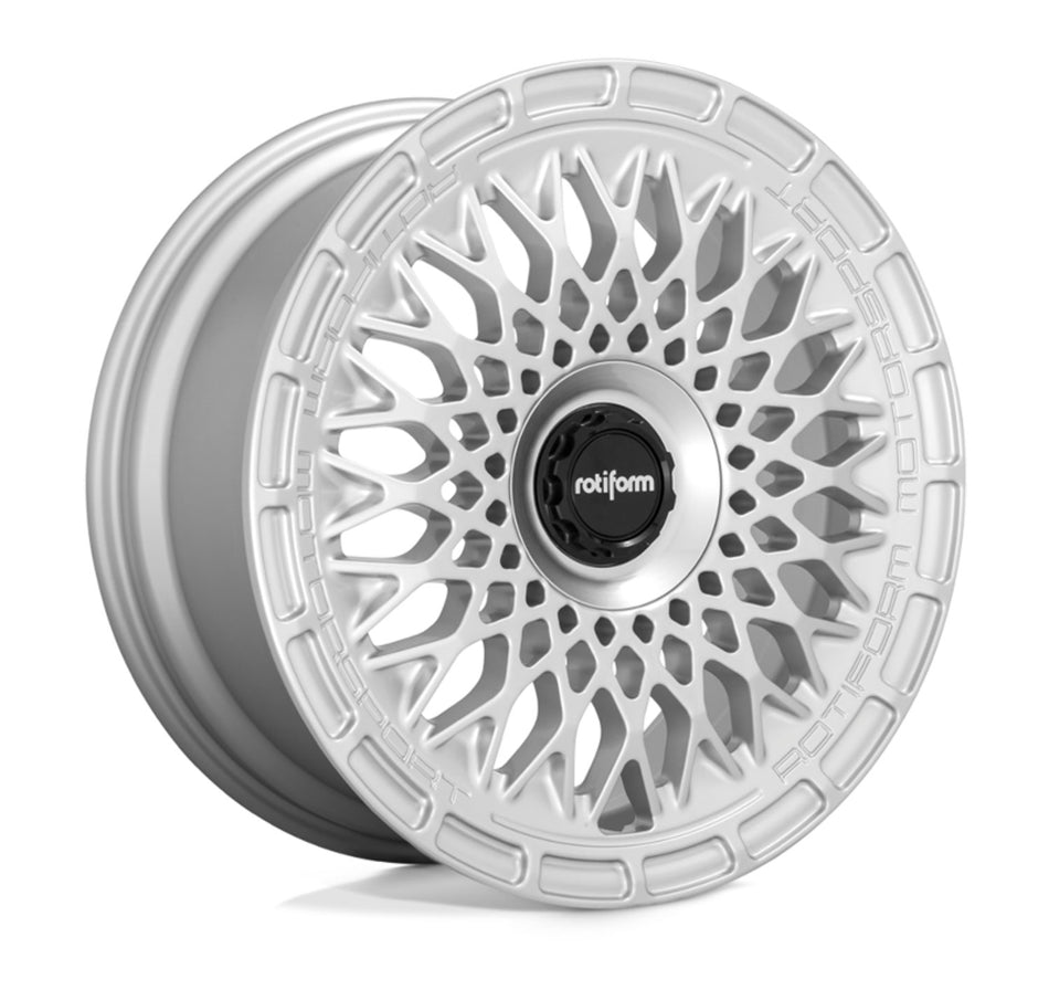 Rotiform LHR-M Tesla Model 3 19" Front and Rear Wheel and Tire Package - Silver