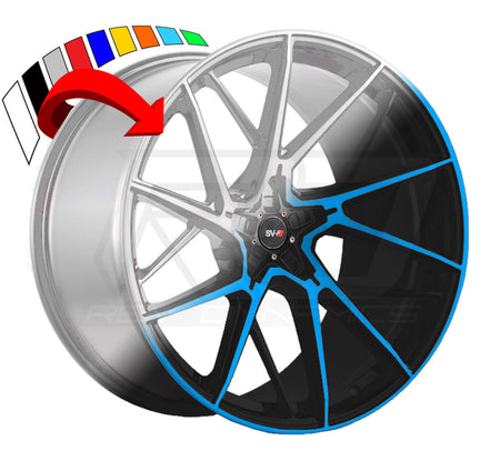 Savini SV-F6 C8 Corvette 20x9" Front 21x12" Rear Wheel and Tire Package - Rev Dynamics