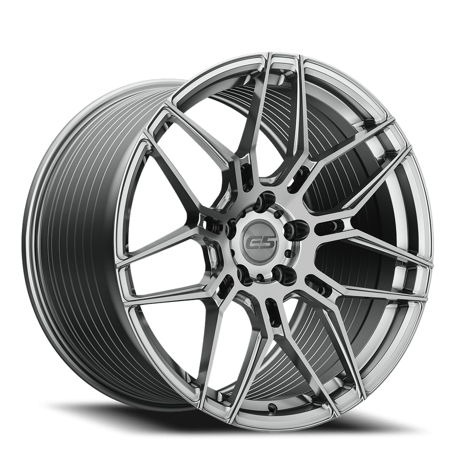 E5 Speedway C8 Corvette 20x9" Front 21x12" Rear Wheel and Tire Package