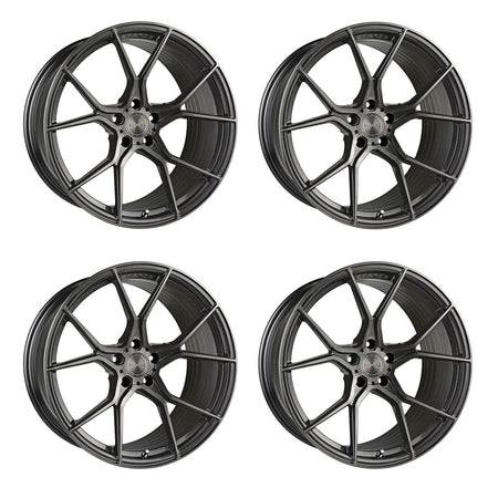 Stance SF07 Brushed Dual Gunmetal Corvette C8 Wheel Package