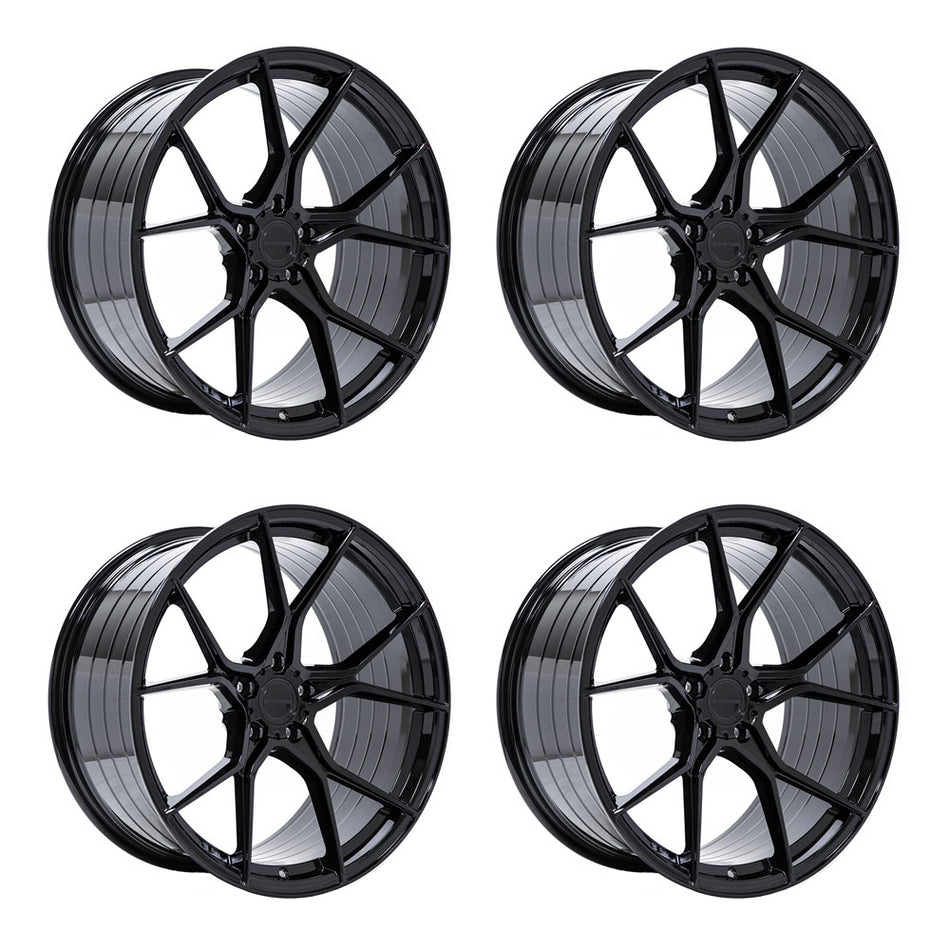 Stance SF07 Gloss Black Corvette C8 Wheel Package