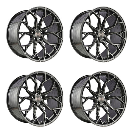 Stance SF10 Brushed Dual Gun Metal Corvette C8 Wheel Package