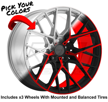 TSW Sebring 20" Slingshot Wheel and Tire Package - Rev Dynamics
