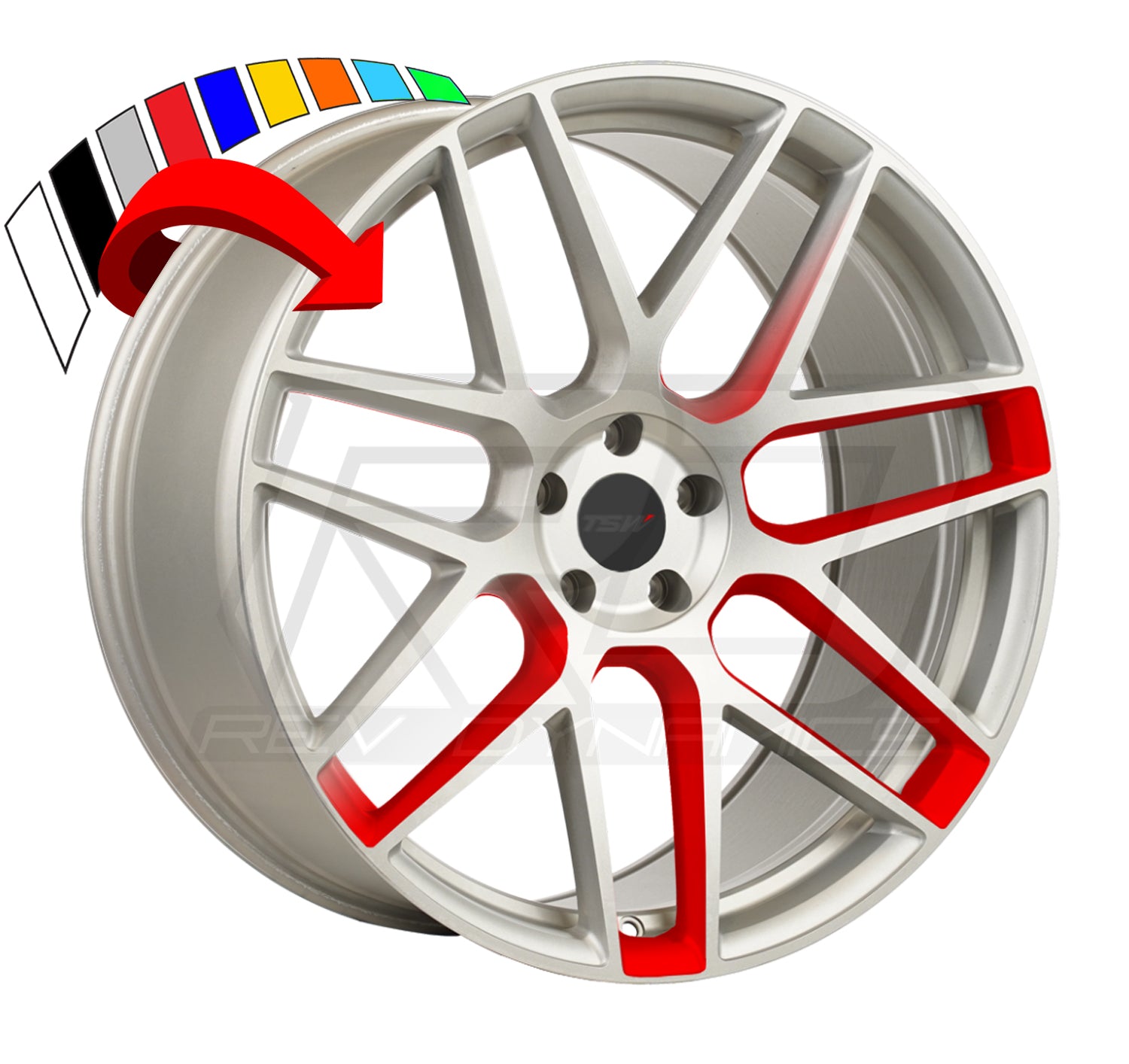 TSW Lasarthe 22" Slingshot Wheel and Tire Package Pick your color