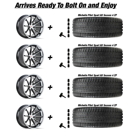 Tesla-Model-3-Ferrada-CM2-Machine-Black-20in-wheel-and-Michelin-Pilot-Sport-All-Season-4-tire-package