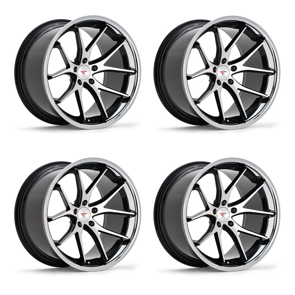 Tesla Model 3 Ferrada FR2 Machine Black 20in wheel package