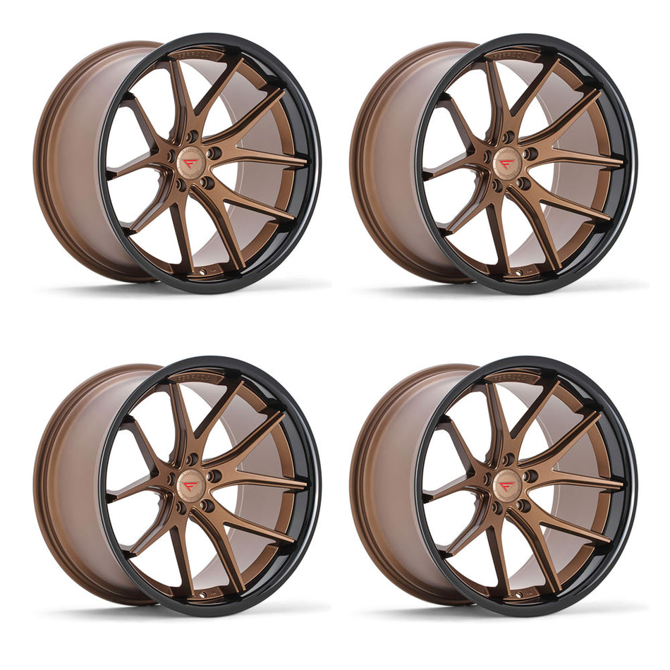 Tesla Model 3 Ferrada FR2 Matte Bronze 20in wheel package