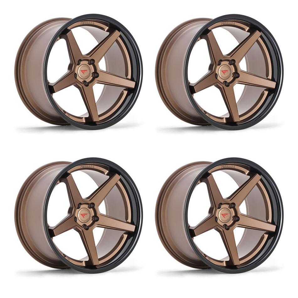 Tesla Model 3 Ferrada FR3 Matte Bronze 20in wheel package