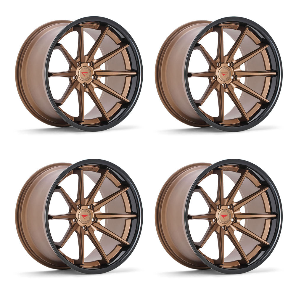 Tesla Model 3 Ferrada FR4 Matte Bronze 20in wheel package