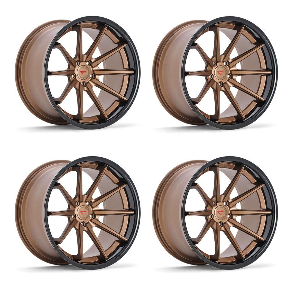 Tesla Model 3 Ferrada FR4 Matte Bronze 20in wheel package