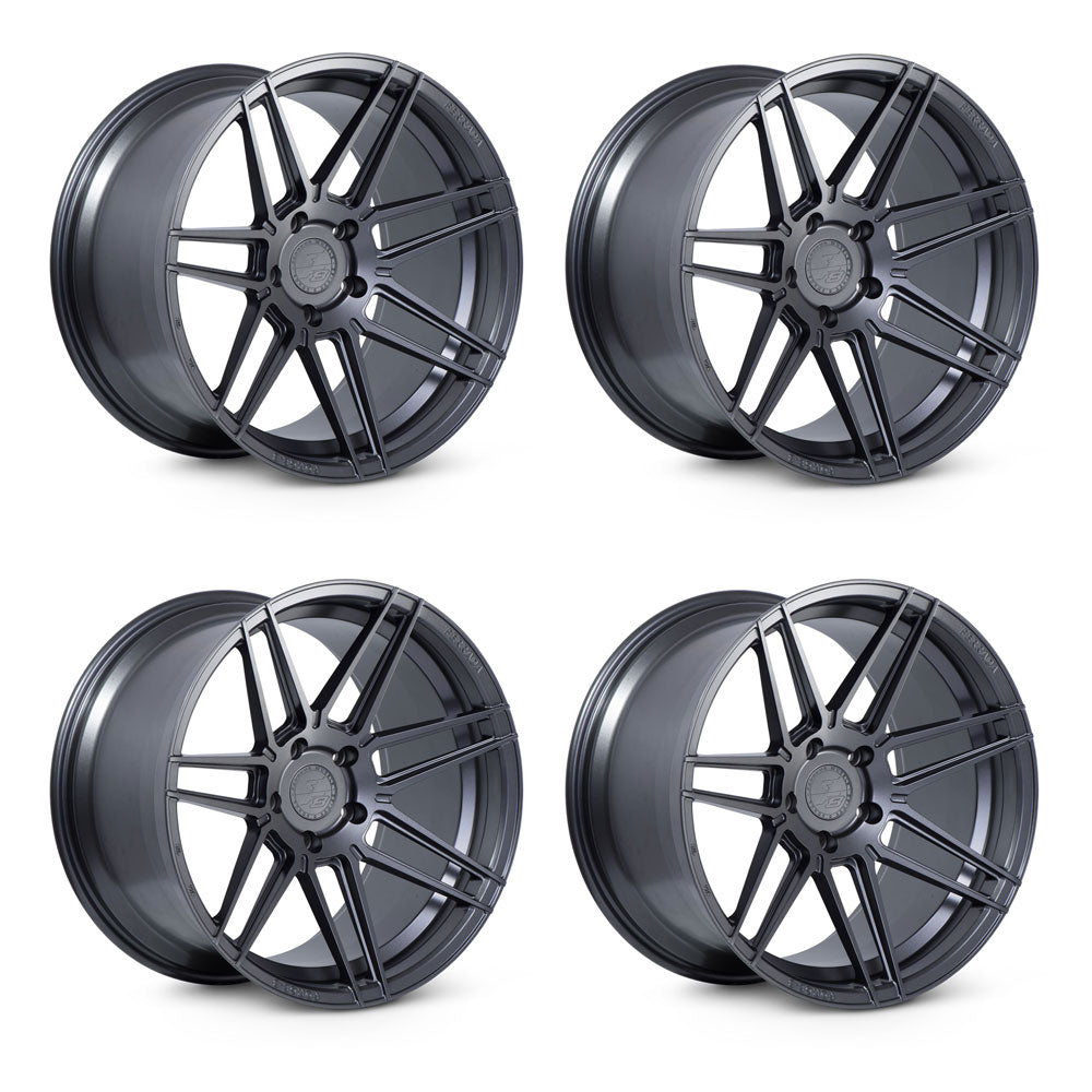 Tesla Model 3 Ferrada FR6 Matte Black 20in wheel package