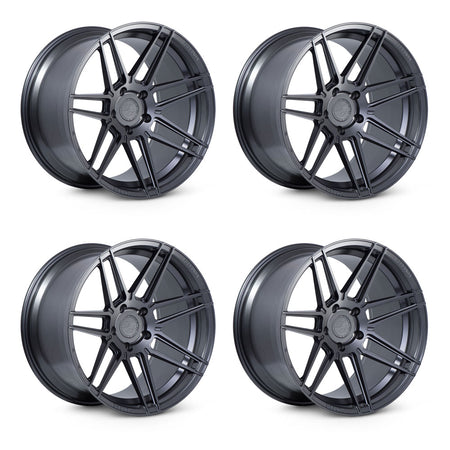 Tesla Model 3 Ferrada FR6 Matte Black 20in wheel package