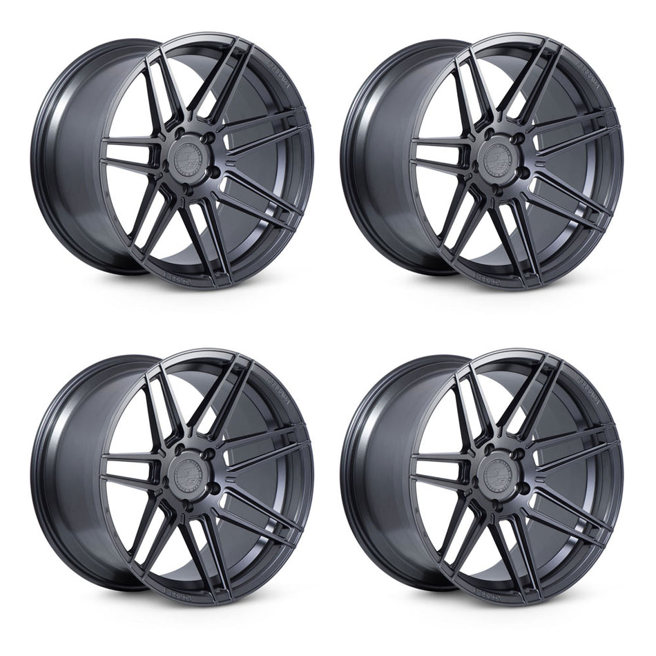 Tesla Model 3 Ferrada FR6 Matte Black 20in wheel package