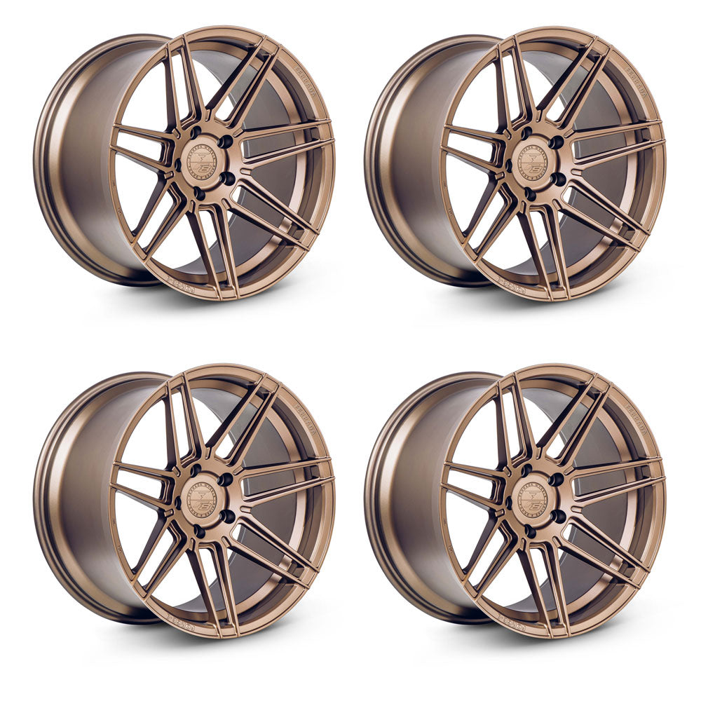 Tesla Model 3 Ferrada FR6 Matte Bronze 20in wheel package