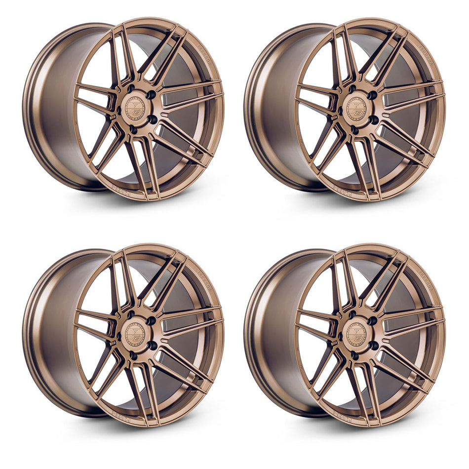 Tesla Model 3 Ferrada FR6 Matte Bronze 20in wheel package