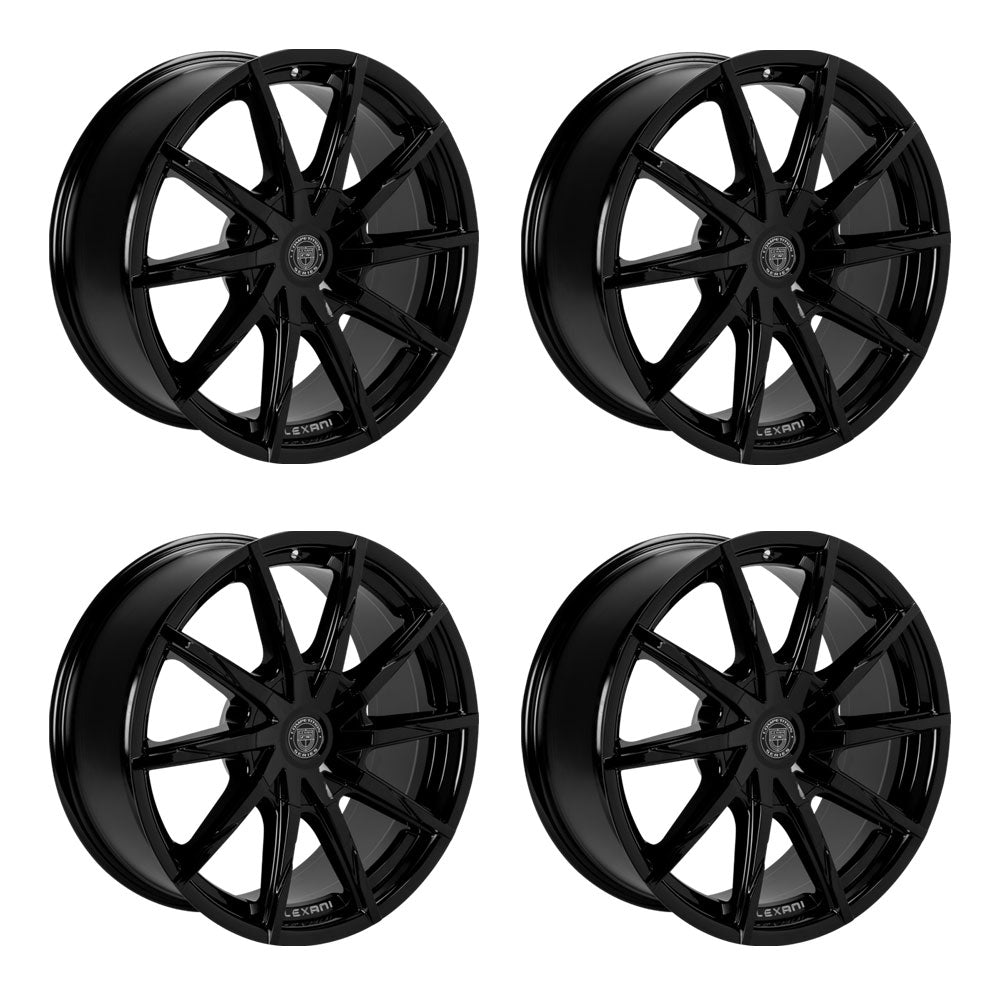 Tesla Model 3 Lexani CSS-15 Gloss Black 20in wheel package