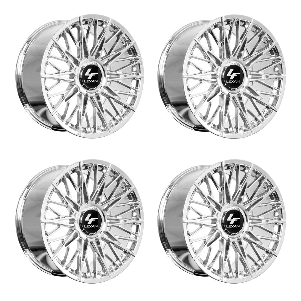 Tesla Model 3 Lexani Newport - XL Chrome 20in wheel package