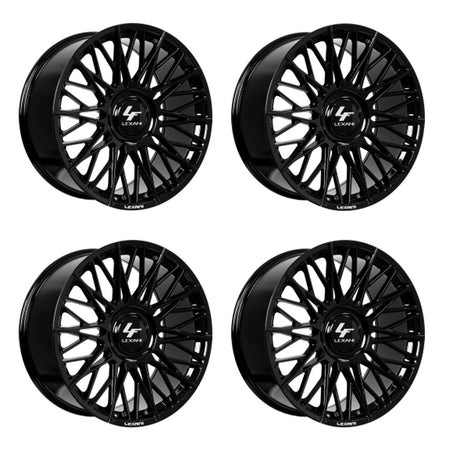 Tesla Model 3 Lexani Newport - XL Gloss Black 20in wheel package