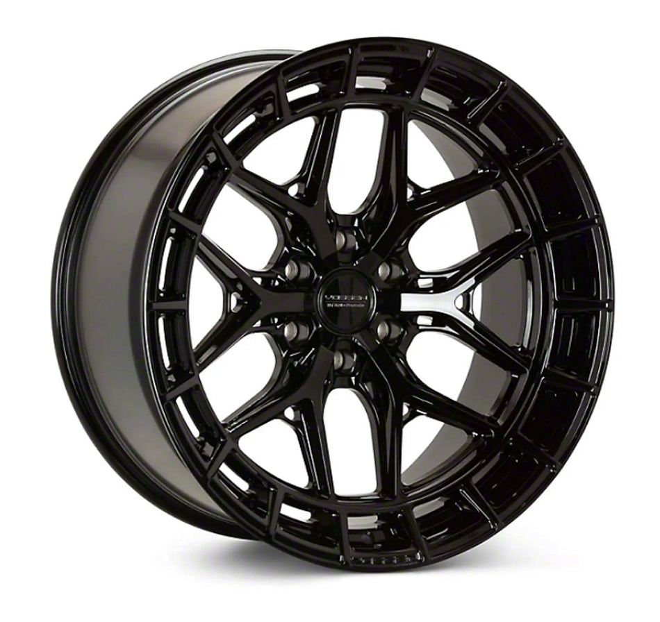 Vossen HFX-1 Tesla Model 3 20" Front and Rear Wheel and Tire Package - Gloss Black