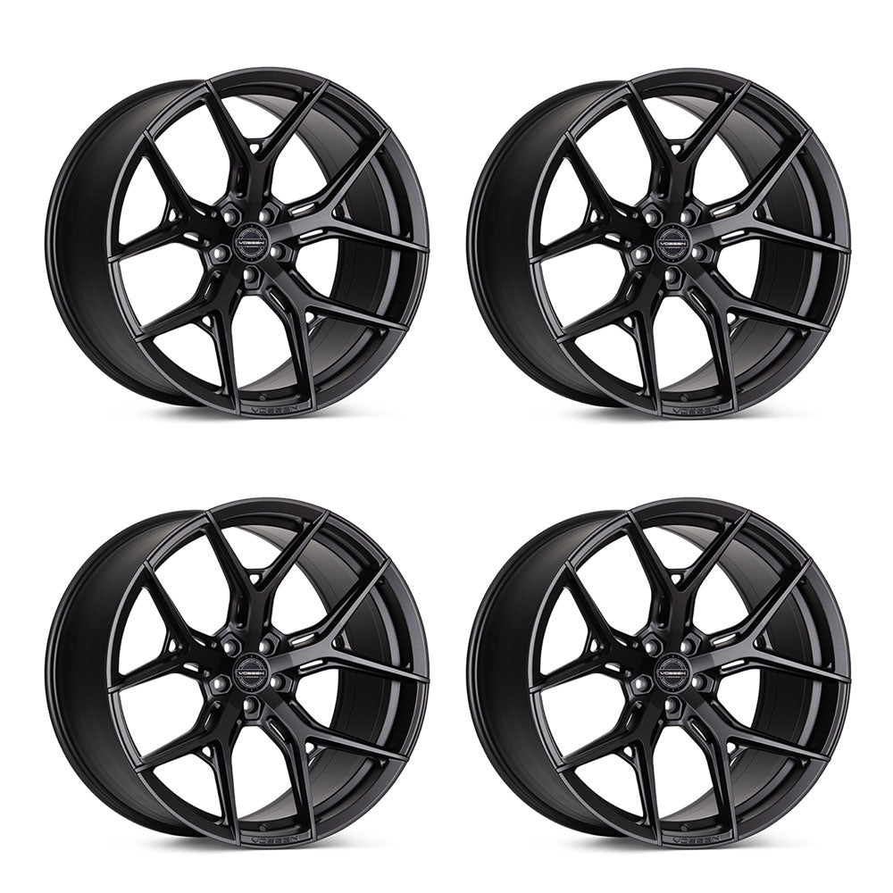 Vossen HF-5 Matte Gunmetal Corvette C8 Wheel Package