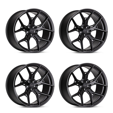 Vossen HF-5 Matte Gunmetal Corvette C8 Wheel Package