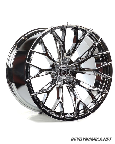 Corvette C8 Z06 E-Ray Chrome Lexani Aries Wheels for ZR1 by Rev Dynamics