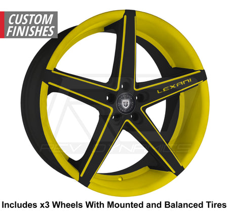 Lexani R-4 Slingshot 22" Wheel and Tire Package - Rev Dynamics