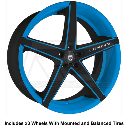 Lexani R-4 Slingshot 22" Wheel and Tire Package - Rev Dynamics
