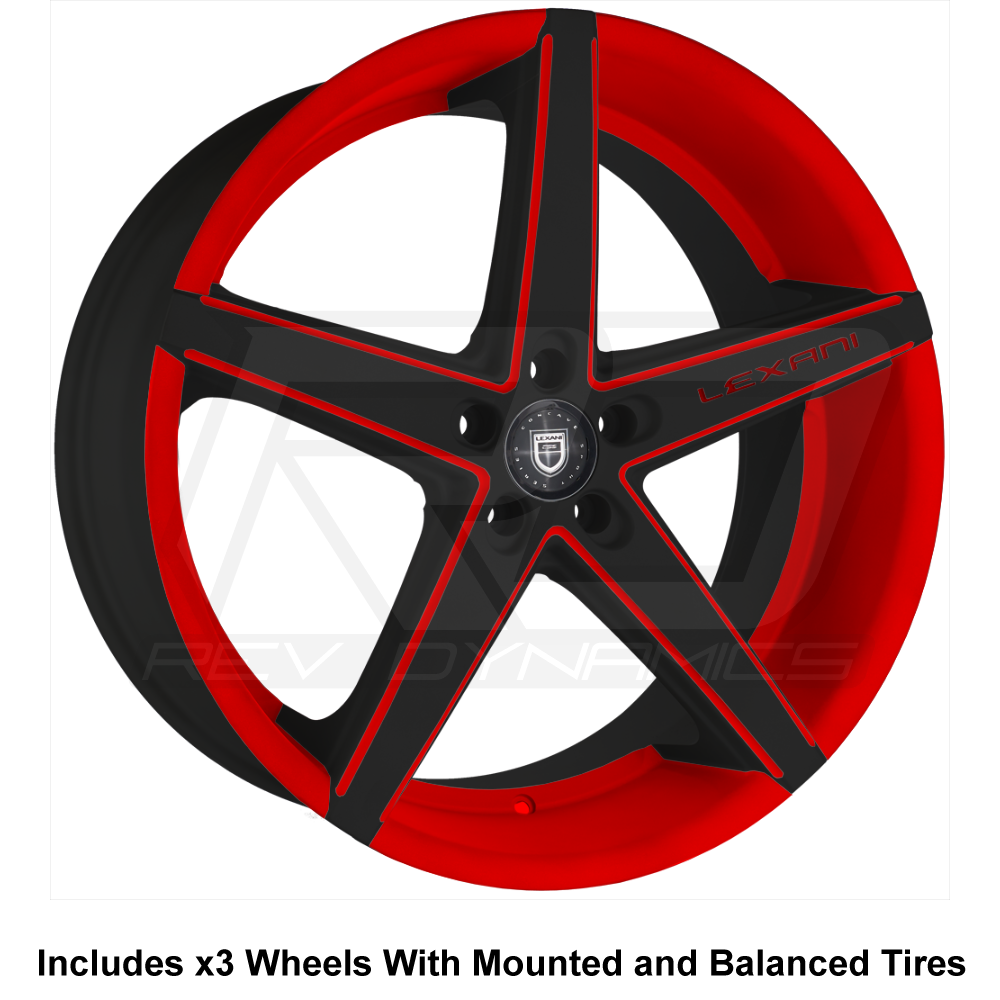 Lexani R-4 Slingshot 22" Wheel and Tire Package - Rev Dynamics