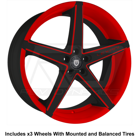 Lexani R-4 Slingshot 22" Wheel and Tire Package - Rev Dynamics