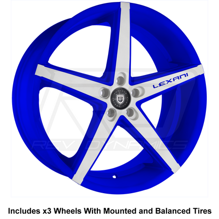 Lexani R-4 Slingshot 22" Wheel and Tire Package - Rev Dynamics