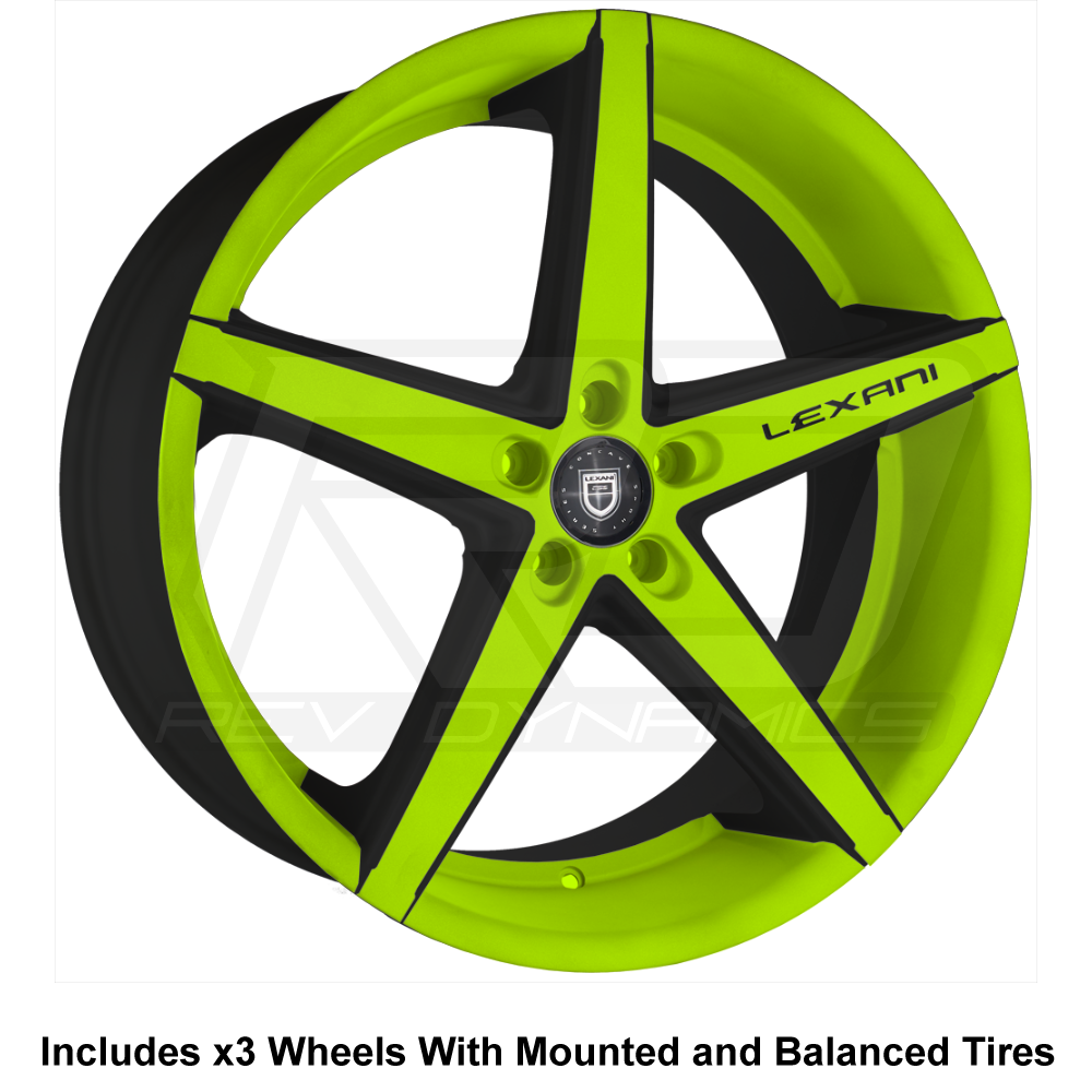 Lexani R-4 Slingshot 22" Wheel and Tire Package - Rev Dynamics