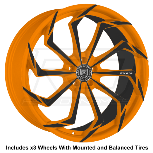 Lexani Static Slingshot 20" Front and 22" Wheel and Tire Package - Rev Dynamics