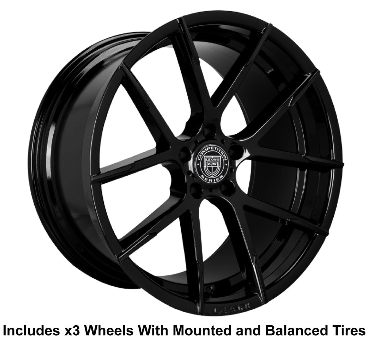 Lexani Stuttgart 22" Wheel and Tire Package - Rev Dynamics