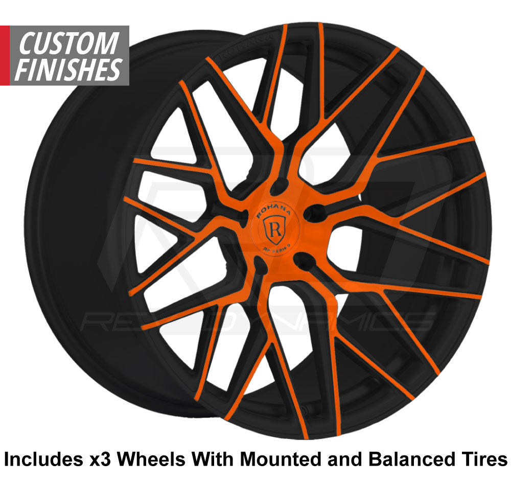 Rohana RFX10 Slingshot 20" Wheel and Tire Package - Rev Dynamics