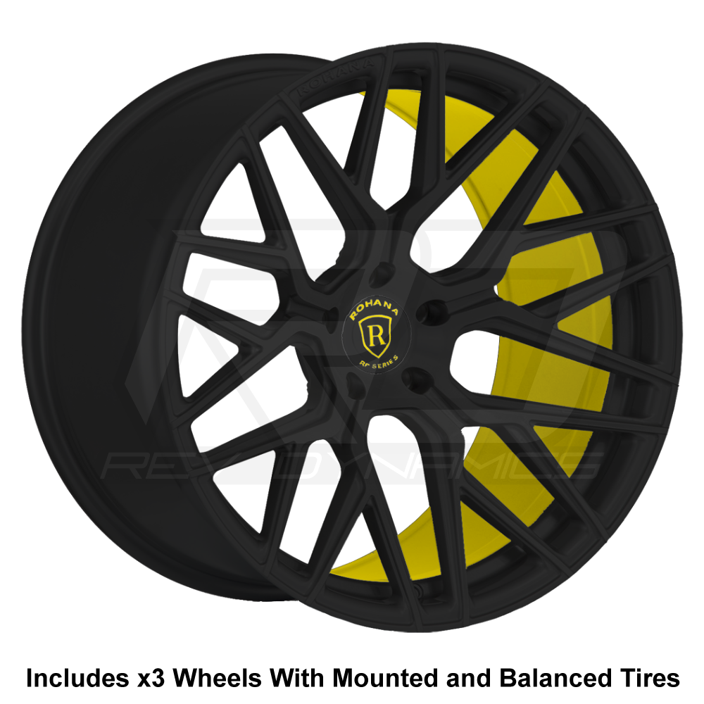Rohana RFX10 Slingshot 20" Wheel and Tire Package - Rev Dynamics