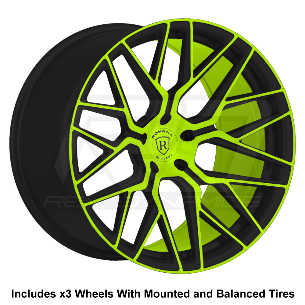 Rohana RFX10 Slingshot 20" Wheel and Tire Package - Rev Dynamics