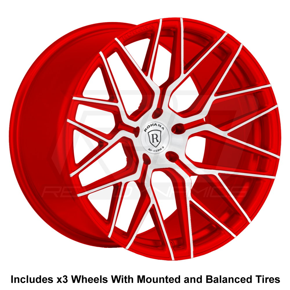 Rohana RFX10 Slingshot 20" Wheel and Tire Package - Rev Dynamics
