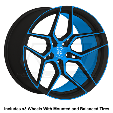 Rohana RFX11 Slingshot 20" Wheel and Tire Package - Rev Dynamics