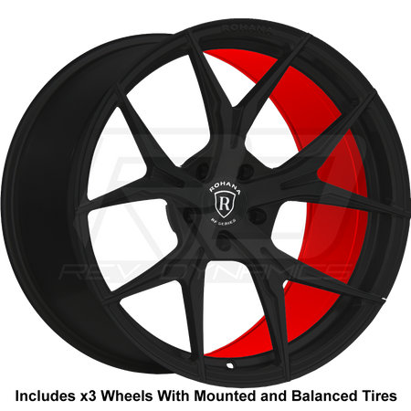 Rohana RFX5 Slingshot 20" (305 Rear) Wheel and Tire Package - Rev Dynamics