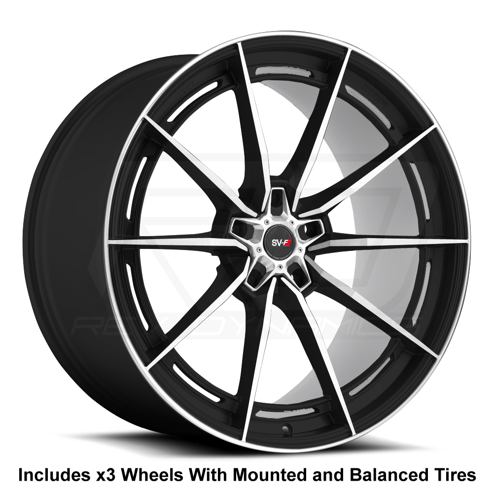 Savini SV-F1 Slingshot 20" Super Wide Rear (345 or 335) Wheel and Tire Package - Rev Dynamics
