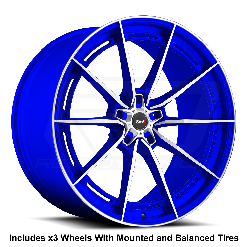 Savini SV-F1 Slingshot 20" Super Wide Rear (345 or 335) Wheel and Tire Package - Rev Dynamics