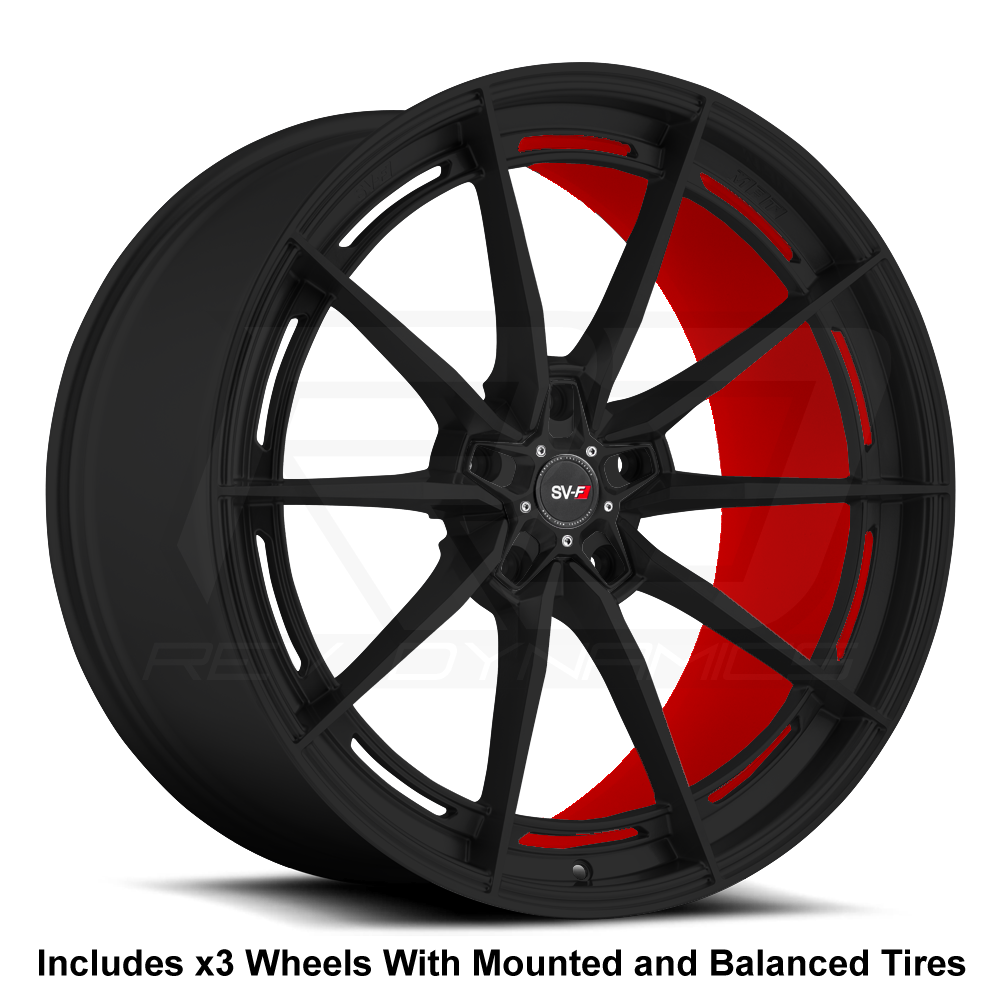 Savini SV-F1 Slingshot 20" Super Wide Rear (345 or 335) Wheel and Tire Package - Rev Dynamics