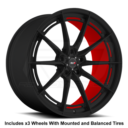 Savini SV-F1 Slingshot 20" Super Wide Rear (345 or 335) Wheel and Tire Package - Rev Dynamics
