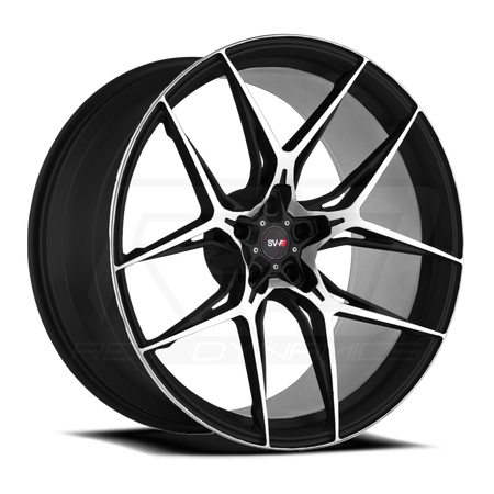 Corvette C8 Wheel Savini Black and White SV-F5