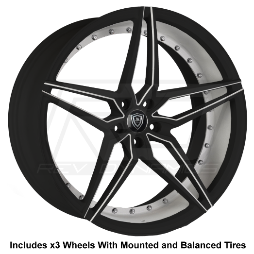 Marquee m3259 Slingshot 22" Wheel and Tire Package - Rev Dynamics
