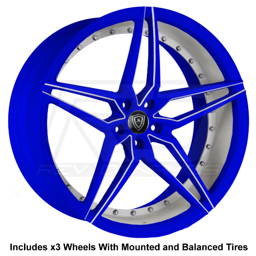 Marquee m3259 Slingshot 22" Wheel and Tire Package - Rev Dynamics