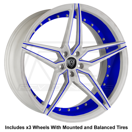 Marquee m3259 Slingshot 22" Wheel and Tire Package - Rev Dynamics