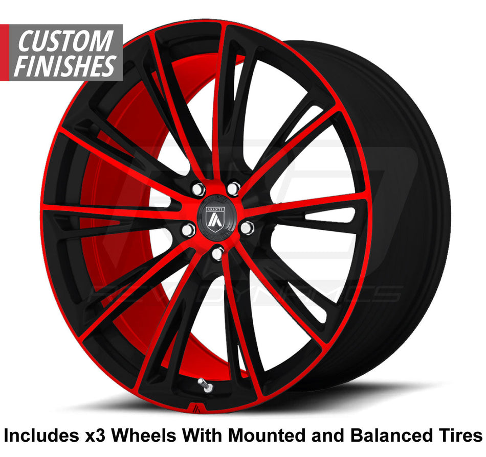 Polaris Slingshot Custom Asanti 22" Wheels Rims